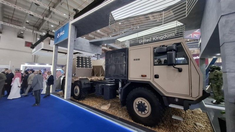 Modułowy System Minowania Narzutowego na podwoziu czeskiej Tatry Force 6x6 na targach WDS 2026.
