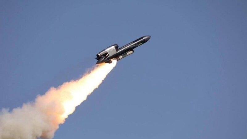 Ukraińska rakieta manewrująca FP-5 Flaming