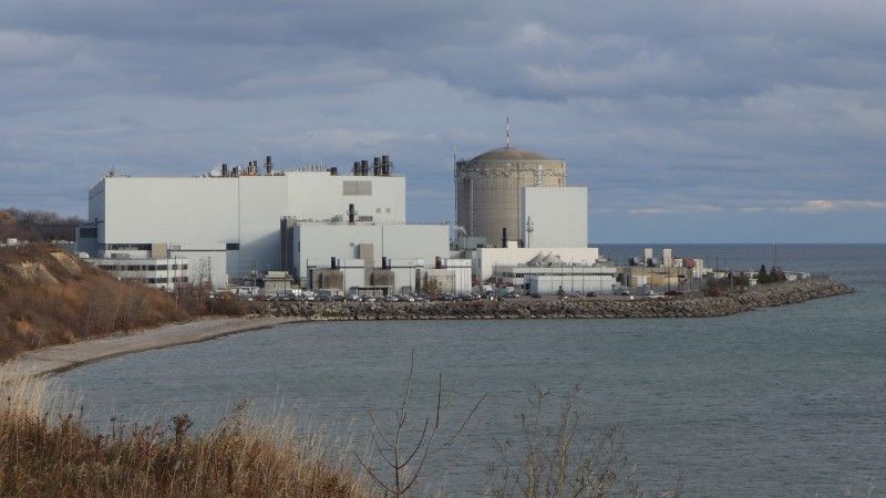 Elektrownia jądrowa Darlington w Kanadzie.