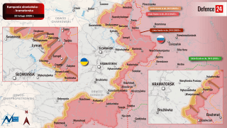 Kierunek Słowiańsko-Kramatorski - najbardziej zagrożony obecnie na Ukrainie
