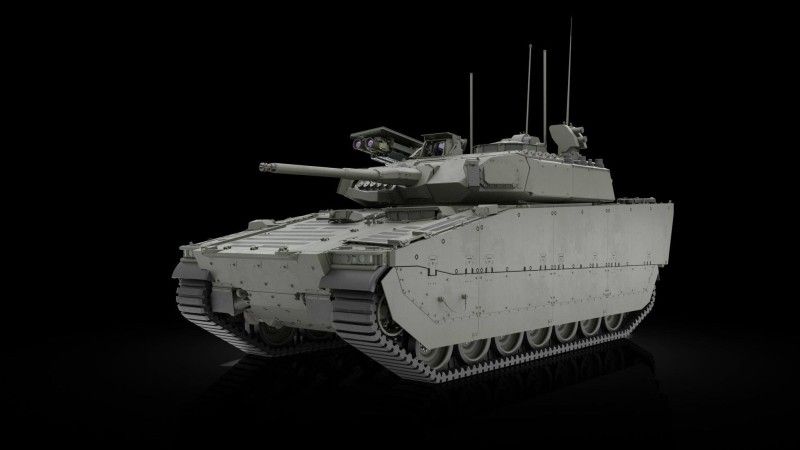 Model czeskiego bojowego wozu piechoty CV90 MkIV.