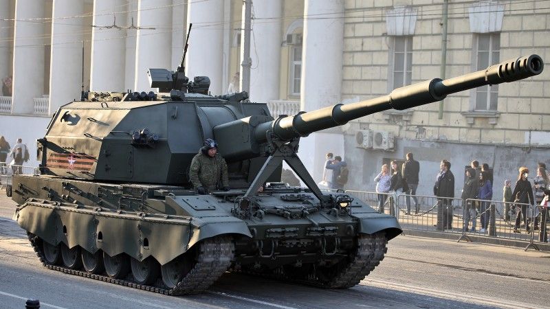 Rosyjska armatohaubica 2S35 Koalicja-SW.