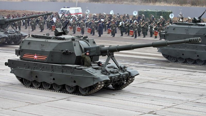 Rosyjska armatohaubica 2S35 Koalicja-SW.
