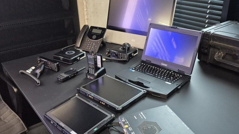 Podczas seminarium prezentowane były również różne systemy łączności.