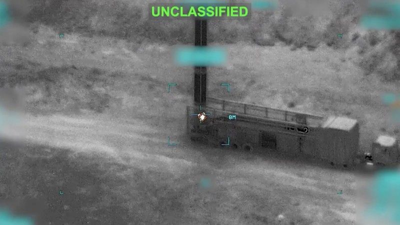 Atak na irańską wyrzutnię rakiet