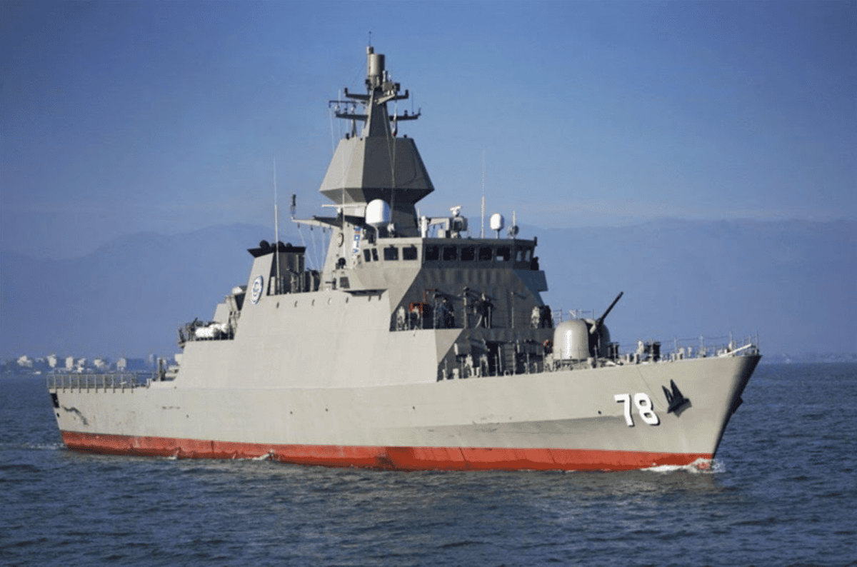 An Iranian ship is sinking off Sri Lanka. Torpedoes?