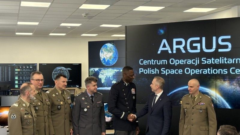 Uroczysta inauguracja działalności Centrum Operacji Satelitarnych w siedzibie ARGUS w Warszawie. 04.03.2026 r.