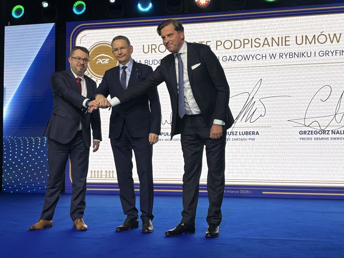 PGE z umowami na budowę dwóch nowych elektrowni gazowych