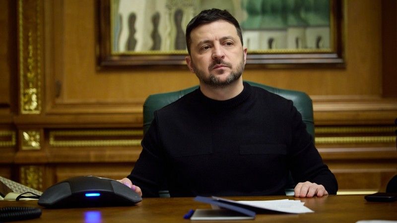 Prezydent Ukrainy Wołodymyr Zełenski