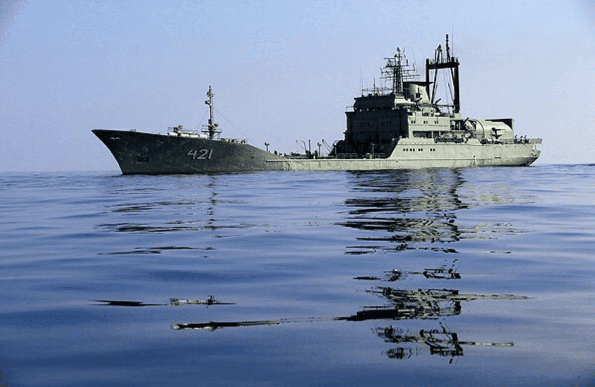 Irański okręt internowany. Pierwszy raz od II wojny światowej