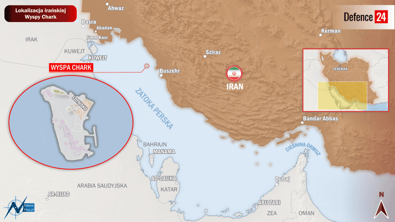 Wyspa Chark u wybrzeży Iranu