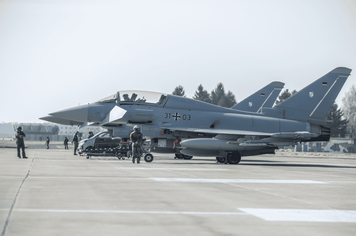 Niemieckie Eurofightery kończą misję w Polsce