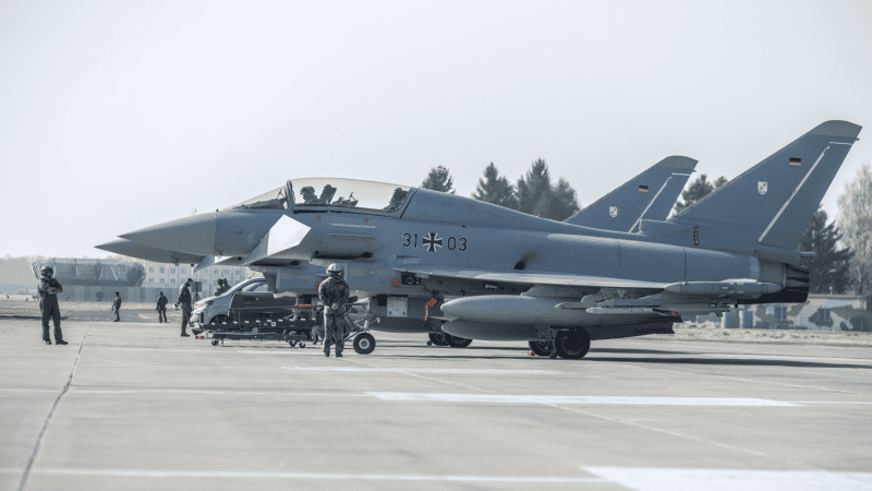 Niemieckie Eurofightery