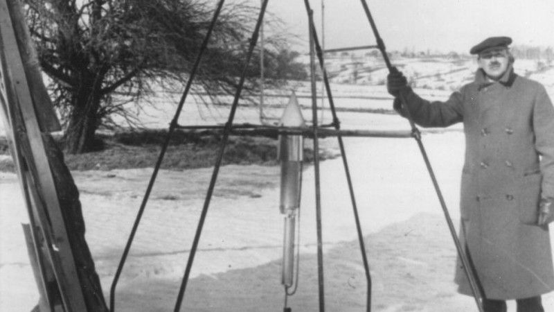 NASA Goddard, Robert Goddard, pierwsza rakieta na paliwo ciekłe, USA, Stany Zjednoczone, kosmos, technologie