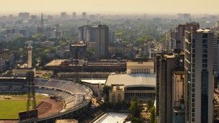 Panorama stolicy Bangladeszu - miasta Dhaka (Dakka).