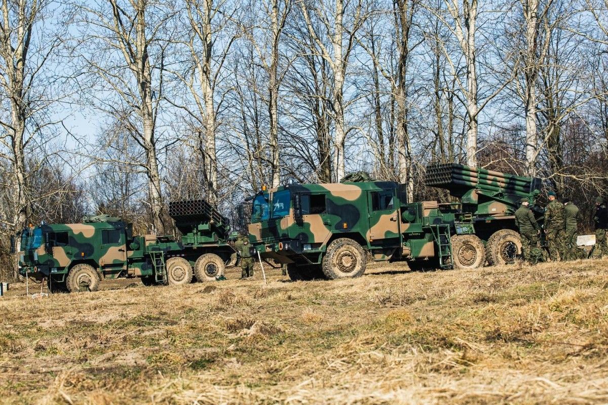 Szkolenie jarosławskich artylerzystów na wyrzutniach Langusta