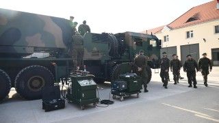 Wyrzutnia Homar-K wykorzystana do kursu instruktorsko-metodyczny Szefa Zarządu Wojsk Rakietowych i Artylerii Dowództwa Generalnego Rodzajów Sił Zbrojnych w Centrum Szkolenia Wojsk Rakietowych i Artylerii.