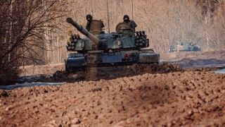 Czołg PT-91 Twardy należący do 1. Batalionu Czołgów 15. Giżyckiej Brygady Zmechanizowanej.