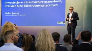 Dyrektor ds. Zakupów Strategicznych PSE Michał Kawalec na organizowanej przez Energetykę24 konferencji PowerConnect Energy Summit w Gdańsku.