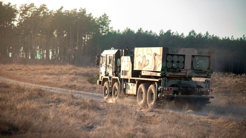Szkolenie poligonowe obsług wieloprowadnicowych wyrzutni rakiet (WWR) Homar-K z 5. Lubuskiego Pułku Artylerii.