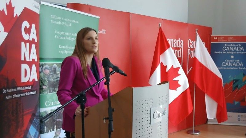Pełnomocnik rządu ds. SAFE Magdalena Sobkowiak-Czarnecka, Kanadyjsko-Polski Dzień Współpracy Obronno-Przemysłowej