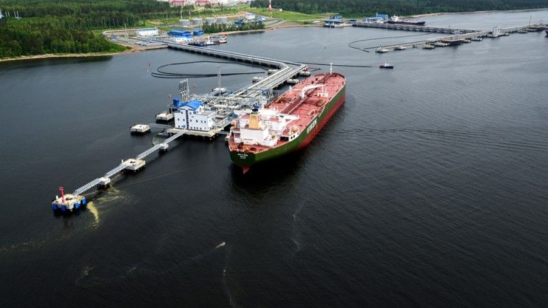 Rosyjski port w Primorsku w 2014 r.