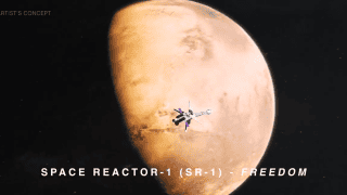 NASA, Mars, Skyfall, statek kosmiczny, napęd nuklearny, Space Reactor‑1 Freedom, USA, Stany Zjednoczone, kosmos, technologie