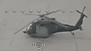 Black Hawk w obiektywie kamery drona FPV