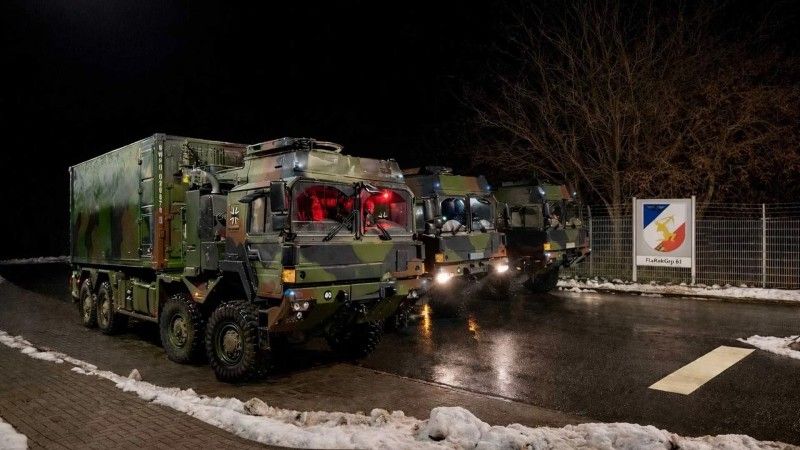 Pierwszy zestaw IRIS-T SLM dla Luftwaffe.