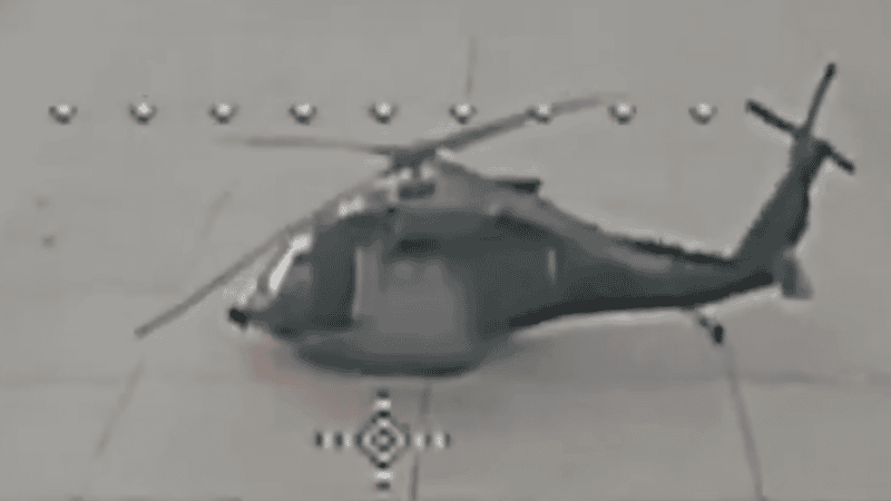 Black Hawk w obiektywie kamery drona FPV