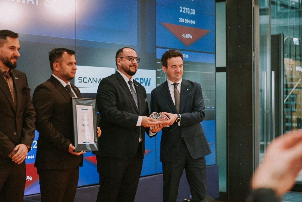 Scanway zadebiutował na Głównym Rynku GPW
