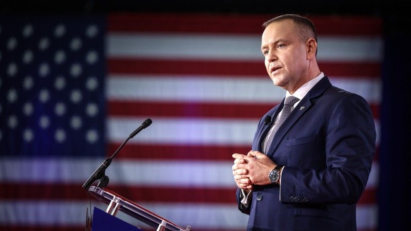 Prezydent Rzeczpospolitej Polski Karol Nawrocki w trakcie konferencji CPAC 2026.