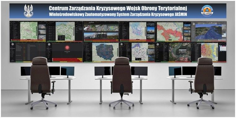 System Zarządzania Kryzysowego JAŚMIN - pomost łączący wojsko i samorządy.