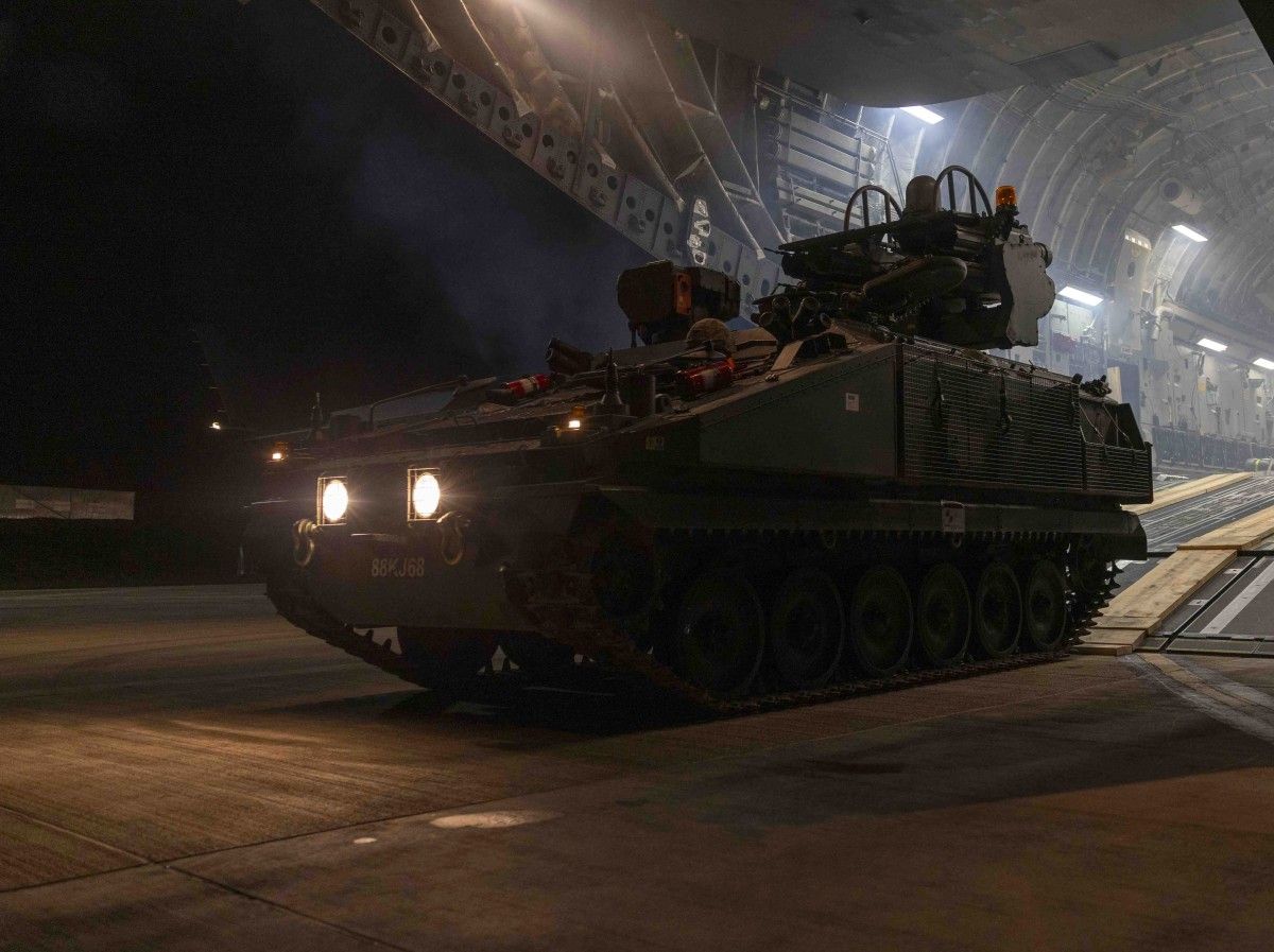 The British defend  Cyprus from Iran. They sent support