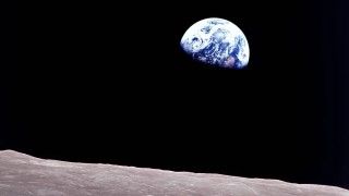 NASA, Apollo 8, Earthrise, Księżyc, Ziemia, kosmos, Wschód Ziemi