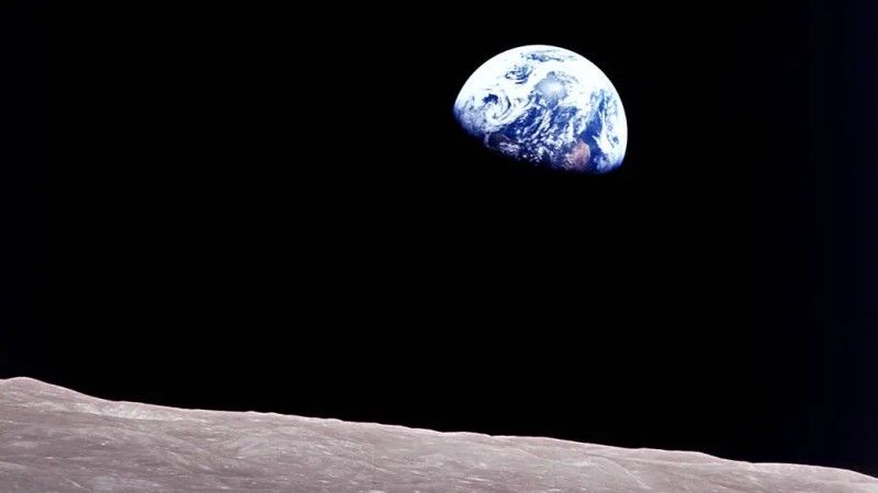 NASA, Apollo 8, Earthrise, Księżyc, Ziemia, kosmos, Wschód Ziemi