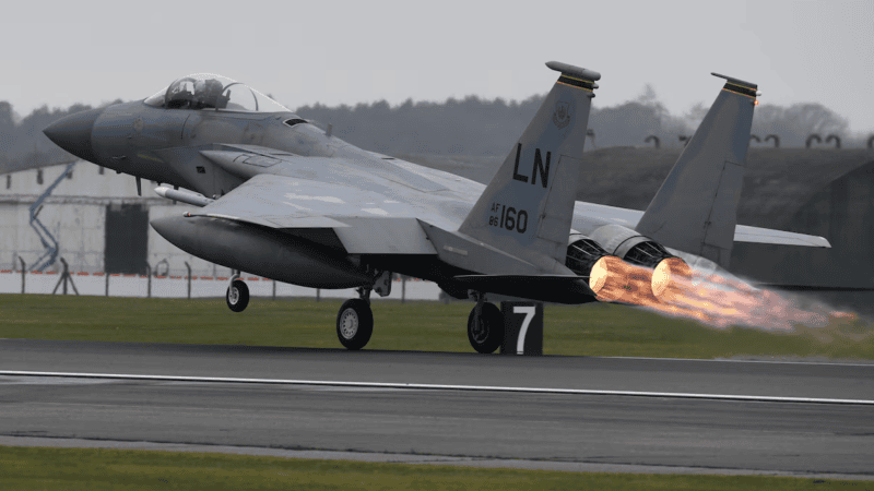 F-15E z bazy Lakenheath