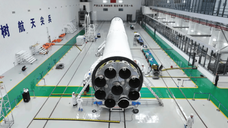 Dolny stopień rakiety Tianglond-3.