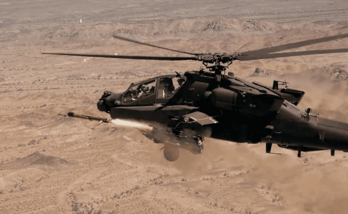 A revolution on the battlefield. Drone launched from Apache