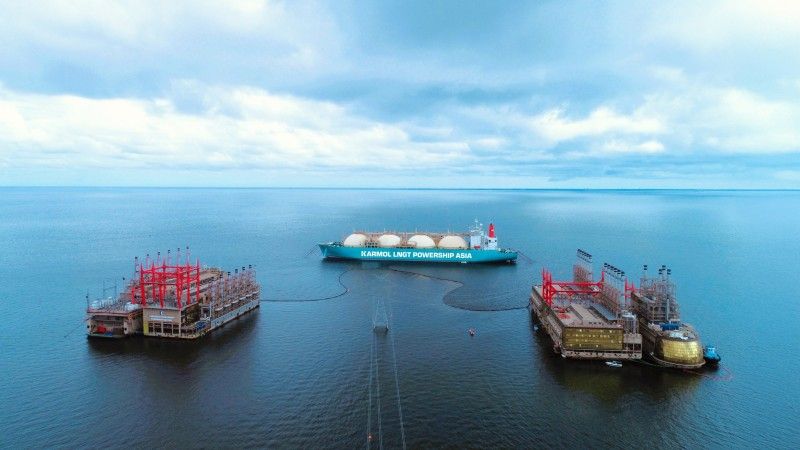 Statki elektrownie firmy Karpowership pracujące dla Brazylii