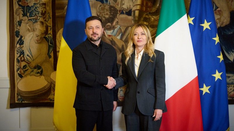 Zełenski i Meloni