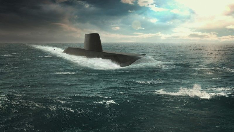 Wizualizacja okrętu podwodnego TKMS oferowanego Indiom w ramach programu Project-75 (India).