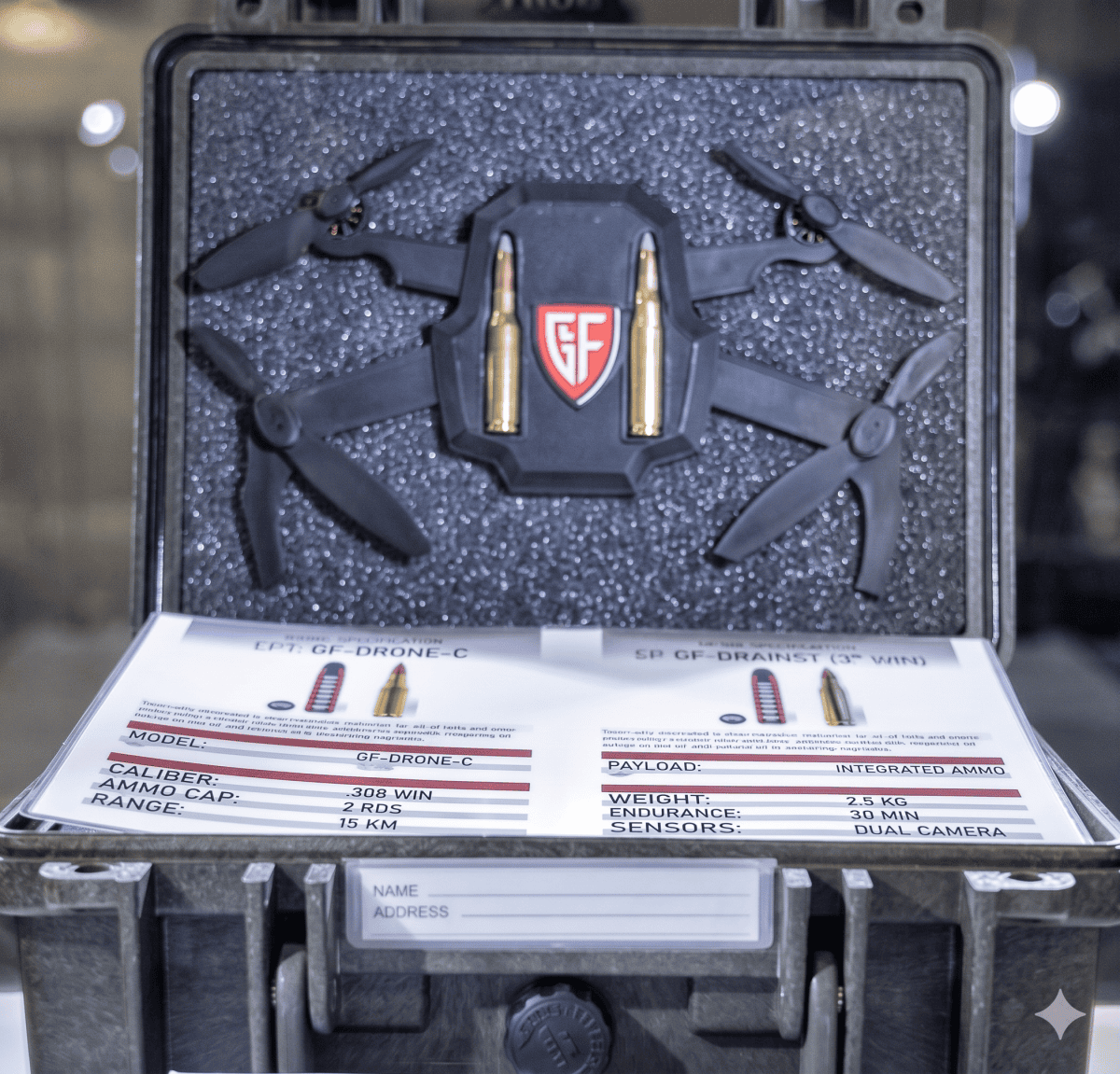 Do dronów z karabinka śrutem, OGNIA!