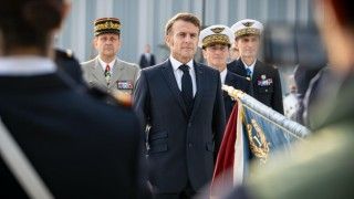 Prezydent Francji Emanuel Macron