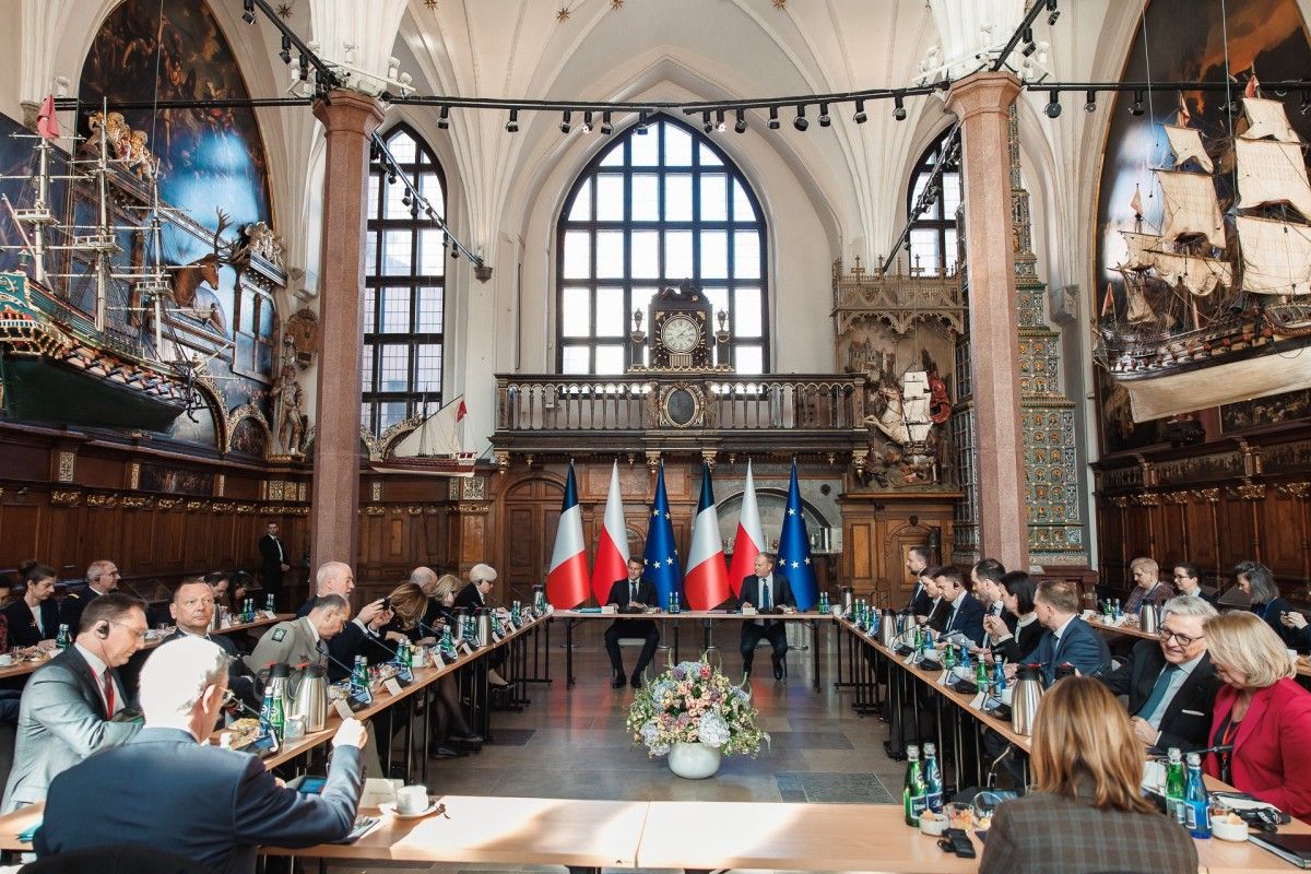 Tusk i Macron: Europa musi sama zadbać o bezpieczeństwo