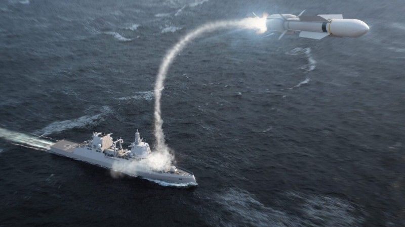 Wizja artystyczna fregaty przeciwlotniczej MEKO A-400 AMD typu F127