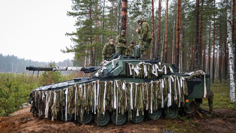 Estoński bojowy wóz piechoty CV9035.