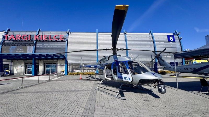 Bell, policja, śmigłowiec, Polsecure, Infosecurity24, Kielce, targi