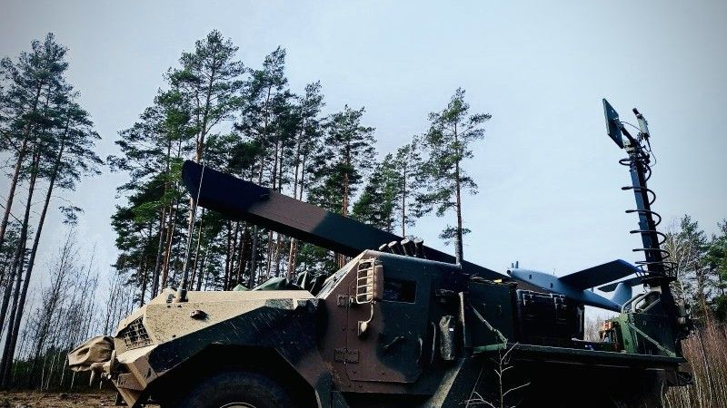 Wyrzutnia systemu Gladius.