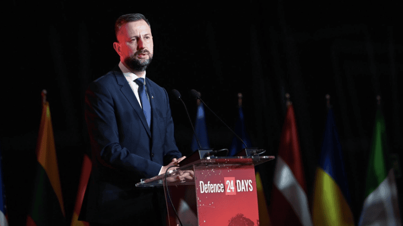 Wicepremier i szef MON Władysław Kosiniak-Kamysz podczas otwarcia Defence24 Days 2026